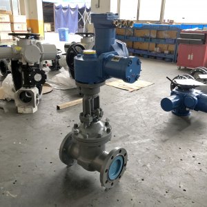 礦用電動閥門MKZ941H-40 DN150防爆（礦山、冶